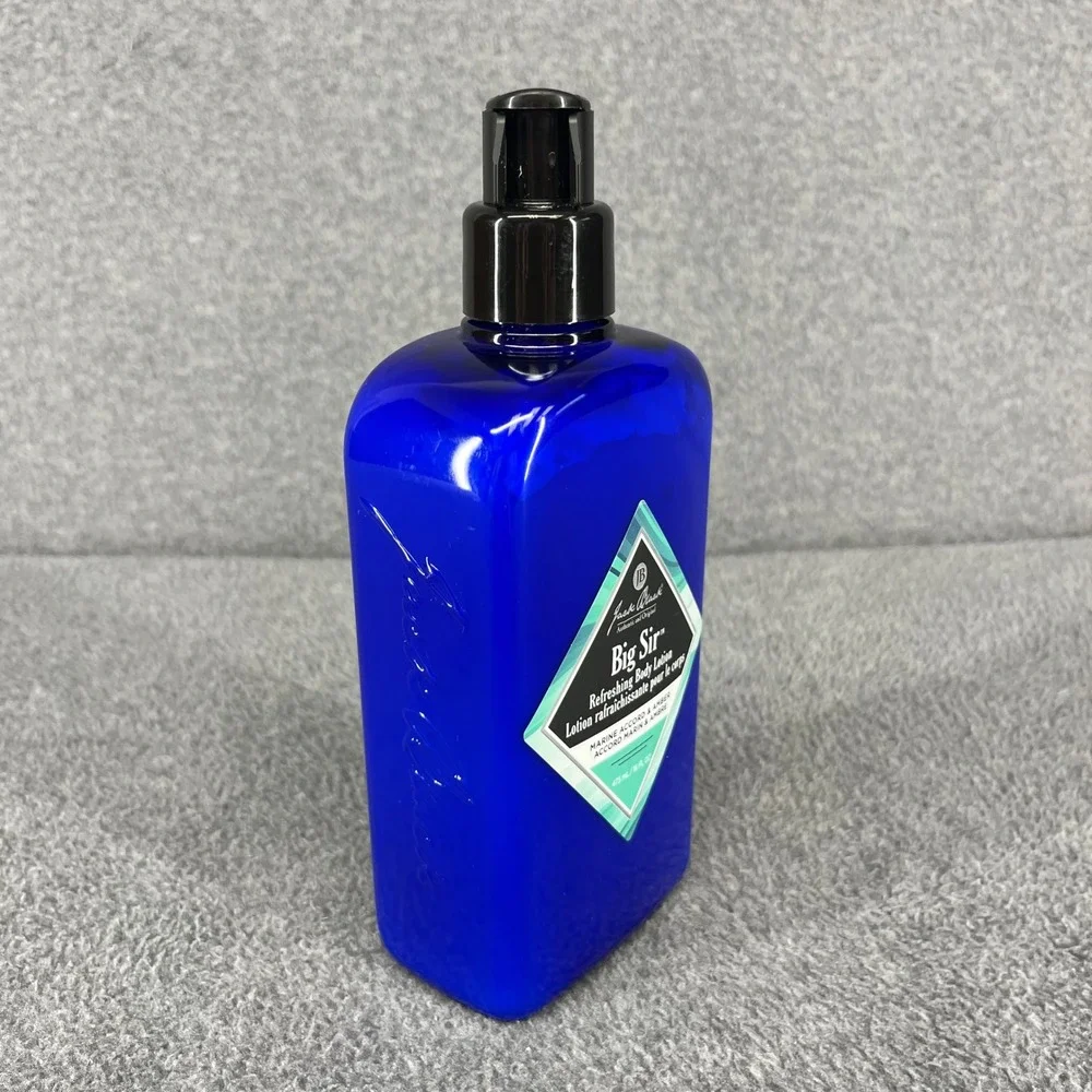 Jack Black Big Sir Body Lotion 16 oz Blue Marine Amber Refreshing Skin Care